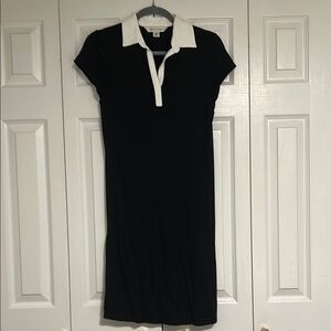 Black and White Polo Dress